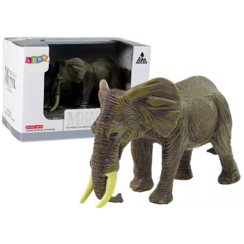 LEAN TOYS Duża figurka kolekcjonerska słonia Animals of the World