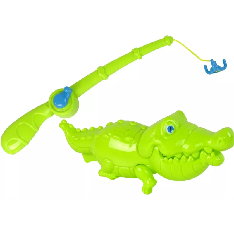 LEAN TOYS Duży zestaw wędkarski z wędką Let's Go Fishing! 11 elementów