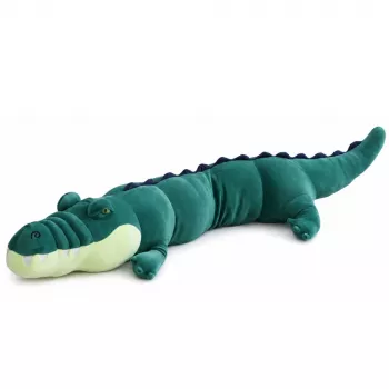 LEAN TOYS Duży pluszowy krokodyl maskotka przytulanka realistyczny zielony 150 cm