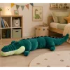 LEAN TOYS Duży pluszowy krokodyl maskotka przytulanka realistyczny zielony 150 cm