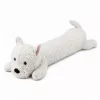 LEAN TOYS Duża pluszowa maskotka West Highland White Terrier biała 90 cm