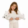 LEAN TOYS Duża pluszowa maskotka West Highland White Terrier biała 90 cm