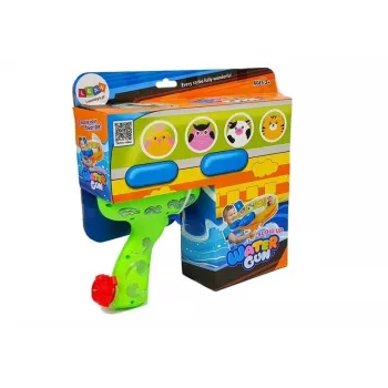 LEAN TOYS Duży pompujący pistolet na wodę w kształcie dinozaura