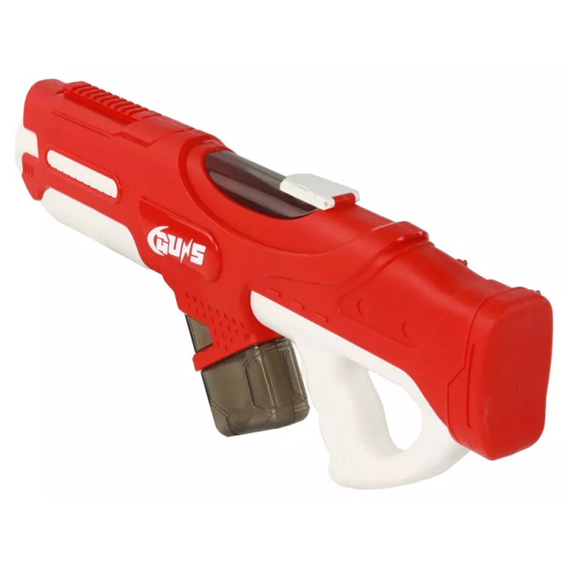 LEAN TOYS Duży czerwony pistolet na wodę 750ml z okularami