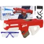 LEAN TOYS Duży czerwony pistolet na wodę 750ml z okularami