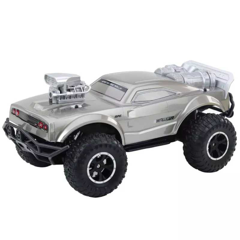 LEAN TOYS Duży zdalnie sterowany terenowy samochód sportowy RC Srebrny 1:8