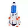 LEAN TOYS Duży Zestaw Kosmiczny UFO Rakiety Łaziki Pojazdy Statek Obcy 8 szt.