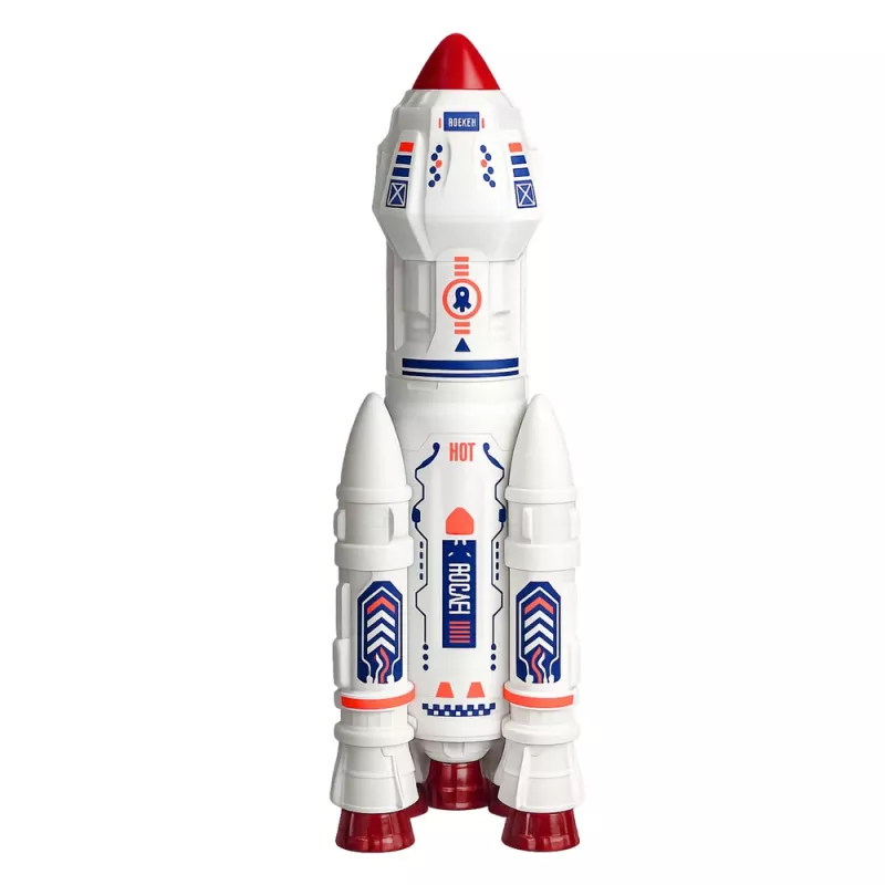LEAN TOYS Duży Zestaw Kosmiczny UFO Rakiety Łaziki Pojazdy Statek Obcy 8 szt.