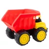 LEAN TOYS Duża wywrotka dla dzieci, piaskowa maszyna budowlana, czerwono-żółta