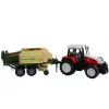 LEAN TOYS Duży traktor z przyczepą Maszyna rolnicza 65 cm