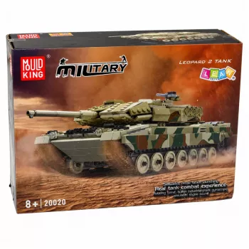 LEAN TOYS Leopard Military Tank Remote Controlled RC Construction Bricks 1100 pcs.
