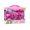 LEAN TOYS Little Doctor Medical Kit In Suitcase Lights Sounds Pink