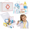 LEAN TOYS Zestaw Małego Doktora - Narzędzia medyczne - Realistyczne akcesoria - 36 szt.