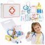 LEAN TOYS Zestaw Małego Doktora - Narzędzia medyczne - Realistyczne akcesoria - 36 szt.