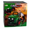 LEAN TOYS Ciągnik Małego Majsterkowicza do Rozkładania z Światłami, Dźwiękami i Parą