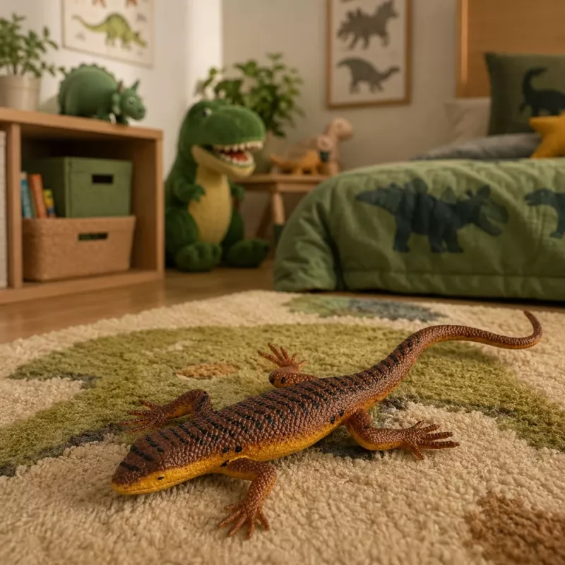 LEAN TOYS Figurka Jaszczurki Żyworodnej Gumowa Rozciągliwa Realistyczna 12,5 cm
