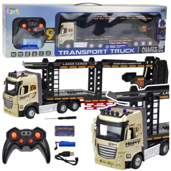 LEAN TOYS Lora Truck RC laweta 1:24 2.4GHz ze światłami i dźwiękami