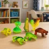 LEAN TOYS Magiczne jajko Wykluwający się dinozaur w wodzie Jajko Białe 6.5 cm