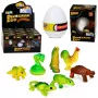 LEAN TOYS Magiczne jajko Wykluwający się dinozaur w wodzie Jajko Białe 6.5 cm