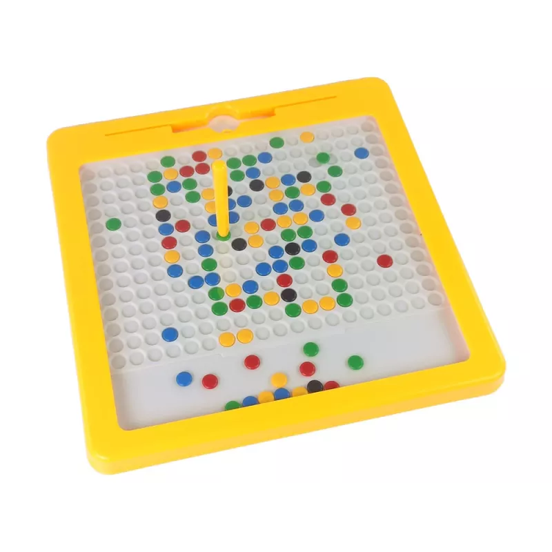 LEAN TOYS Magnetyczna Tablica 100 Żółtych Kulek