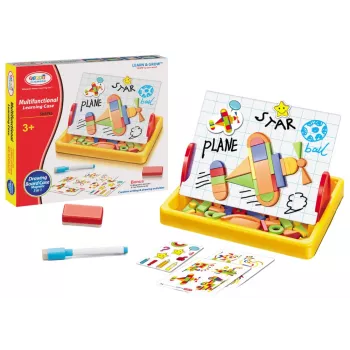 LEAN TOYS Magnetyczna Tablica do Rysowania Figur Geometrycznych Magnesy