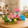 LEAN TOYS Magnetyczne Klocki Budowlane 50-elementowy Zestaw – 3D Pikselowe Kostki Jednorożec, ABS, Kreatywna Zabawka Konstrukcyjna