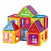 LEAN TOYS Zestaw Magnetycznych Klocków Konstrukcyjnych, 70 elementów – Edukacyjna zabawka STEM z silnymi magnesami neodymowymi, wielokolorowy plastik ABS, bezpieczna i trwała dla dzieci od 3 lat