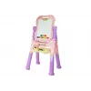 LEAN TOYS Magnetyczna Tablica Kredowa Niebieska Czerwona Akcesoria