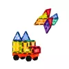 LEAN TOYS Magnetyczne Klocki Konstrukcyjne 3D Panele Kreatywne STEM Kolorowe 85 szt.