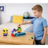 LEAN TOYS Magnetyczne Klocki Konstrukcyjne Kostki 3D Kolorowe 96 szt.