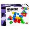 LEAN TOYS Magnetyczne Klocki Konstrukcyjne Kostki Kolorowe 3D Kostki 160 szt.