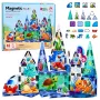 LEAN TOYS Magnetyczne Klocki Konstrukcyjne Zwierzęta Morskie Ocean 40 szt.