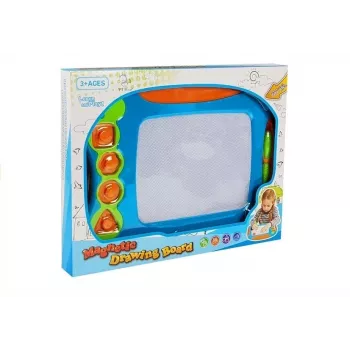 LEAN TOYS Magnetyczna Tablica do Rysowania z Geometrycznymi Stempelkami