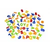 LEAN TOYS Magnetyczne litery i cyfry w słoiku – 78-elementowy zestaw alfabetu i matematyki dla dzieci 3+