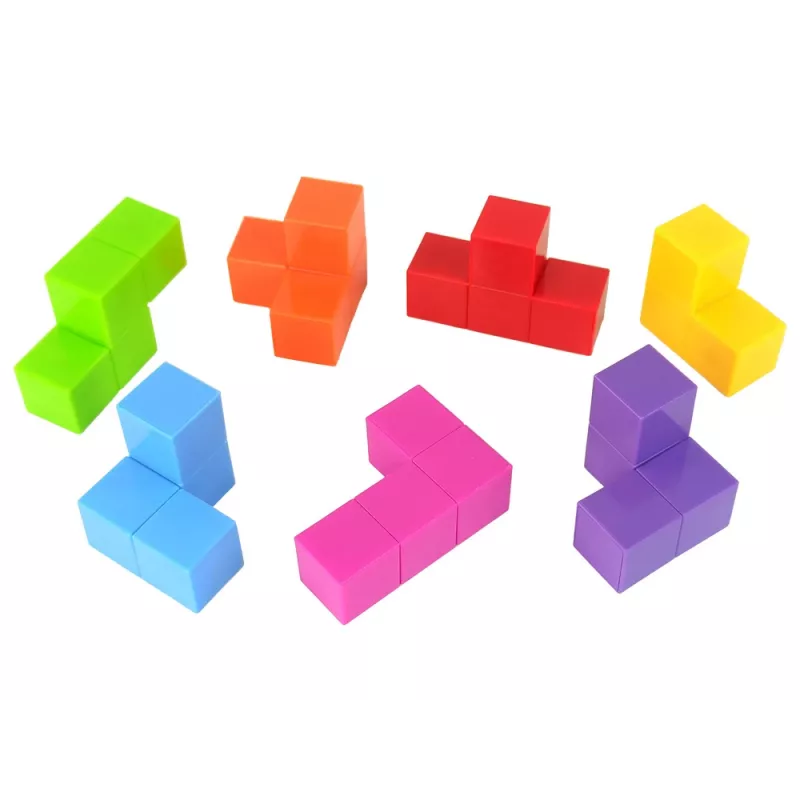 LEAN TOYS Magnetyczna Kostka Puzzle z Dwustronnymi Kartami 108 Wyzwań