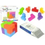 LEAN TOYS Magnetyczna Kostka Puzzle z Dwustronnymi Kartami 108 Wyzwań