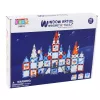 LEAN TOYS Magnetyczne Klocki Konstrukcyjne Kosmiczne Okna 90 szt. – Zestaw Budowlany STEM z ABS