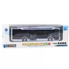 LEAN TOYS Metalowy autobus miejski Biały 1:43 Model z napędem pull-back i otwieranymi drzwiami