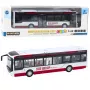 LEAN TOYS Metalowy autobus miejski z dźwiękiem i światłami 1:42