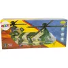 LEAN TOYS Śmigłowiec Wojskowy Duże Skrzydła Światła Dźwięk Moro