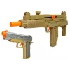 Zestaw Militarny LEAN TOYS Broń Maska Lornetka Kamizelka Kompas