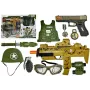 LEAN TOYS Zestaw Zabawek Militarnych z Miękkimi Pociskami MP7