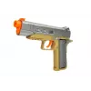 LEAN TOYS Zestaw Broni Wojskowej Karabin Pistolet Słuchawki Gwizdek Światła