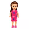 LEAN TOYS Mini zestaw lalek z kasą fiskalną, sprzedawczynią, hamburgerem i akcesoriami do lodów