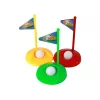 LEAN TOYS Mini Golf Set dla Dzieci, Kije, 12 Części