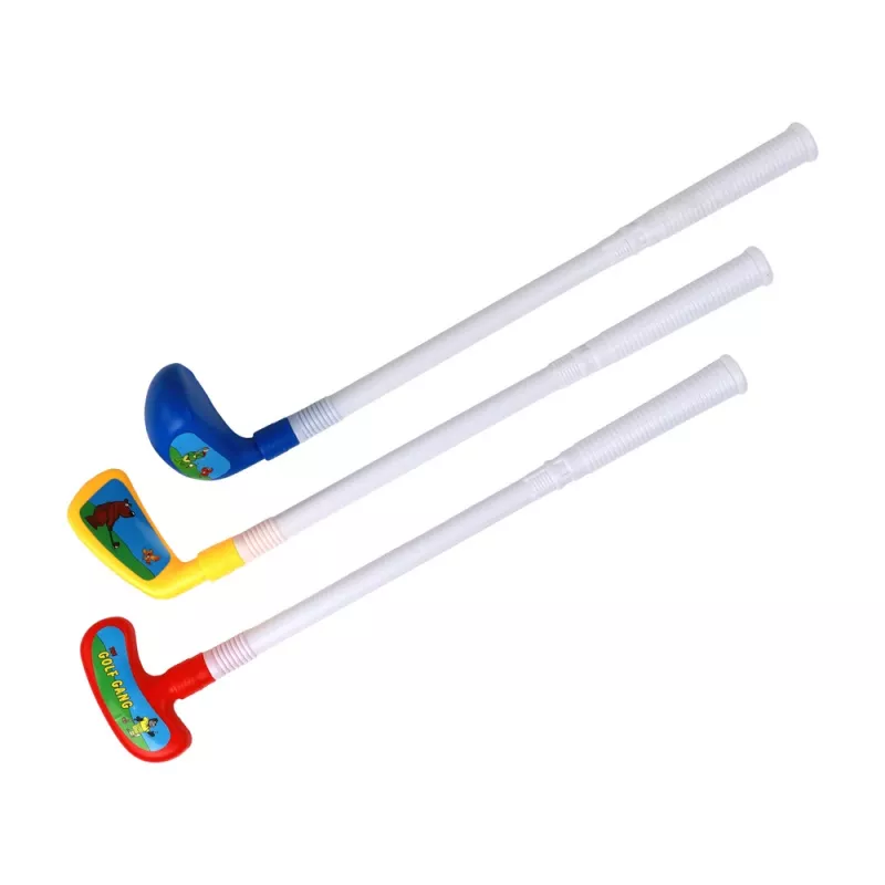 LEAN TOYS Mini Golf Set dla Dzieci, Kije, 12 Części