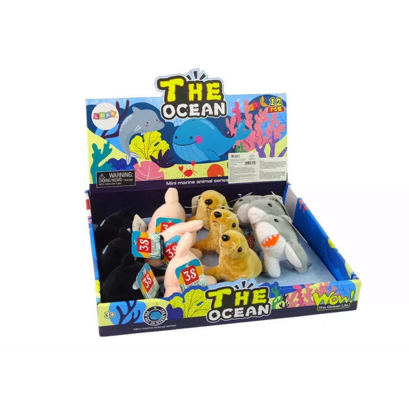 LEAN TOYS Mini Plush Sea Animals 4 Models
