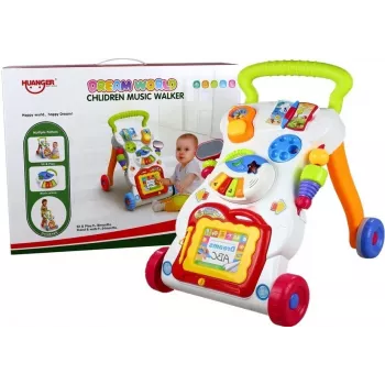 LEAN TOYS Wielofunkcyjny Pchacz dla Niemowląt Pomagający w Pierwszych Krokach