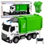 LEAN TOYS Pojazd komunalny Samochód zdalnie sterowany Śmieciarka RC Kontener Kosz Światła 1:14