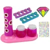 LEAN TOYS Zestaw do malowania paznokci Dozownik brokatu Naklejki do lakieru
